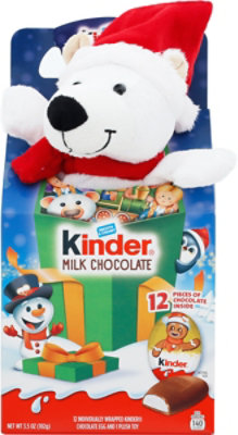 Kinder Choc Polar Bear Plush - 3.5 Oz - Image 2