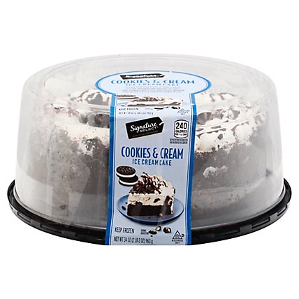 Signature Select Ice Cream Cake Cookies And Cream 8in - 34 Oz - Image 3