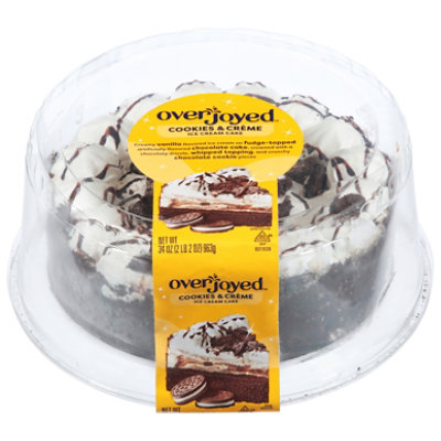 Overjoyed/Signature Select 8 Inch Cookies And Cream Ice Cream Cake - 34 Oz - Image 2