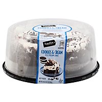 Signature Select Ice Cream Cake Cookies And Cream 8in - 34 Oz - Image 1