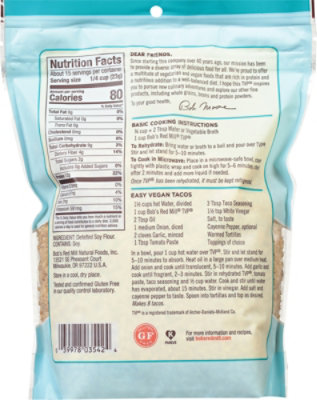 Bobs Red Mill TVP Textured Vegetable Protein - 12 Oz - Image 5