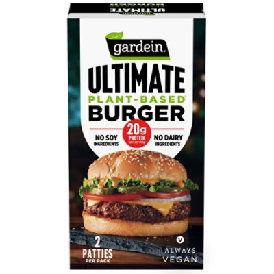 Gardein Ultimate Plant Based Frozen Burger Patties -2-8 Oz - Image 1