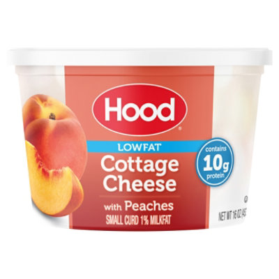 Hood Low Fat Cottage Cheese with Peaches - 16 Oz - Image 3