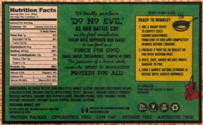 No Evil Foods Italian Sausage Vegan - 12 Oz - Image 3