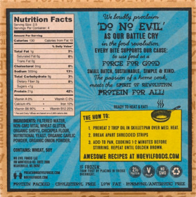 No Evil Foods Comrade Cluck No Chicken - 10 Oz - Image 6