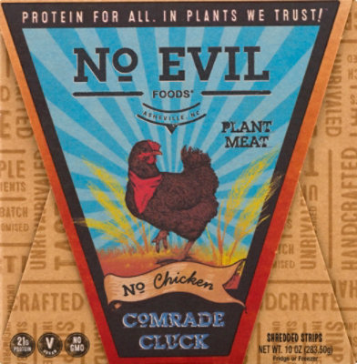 No Evil Foods Comrade Cluck No Chicken - 10 Oz - Image 2