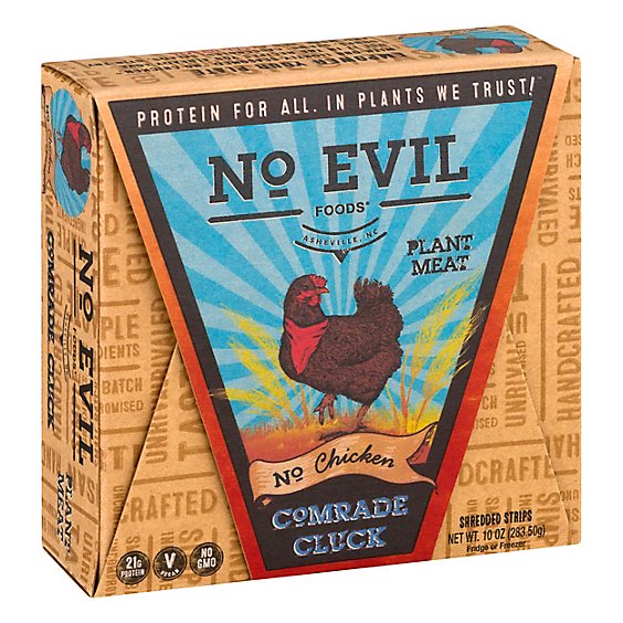 No Evil Foods Comrade Cluck No Chicken - 10 Oz