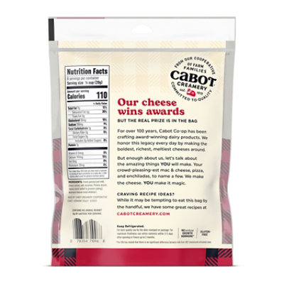 Cabot Creamery Sharp Cheddar Shreds Classic Cut Cheese - 8 Oz - Image 3