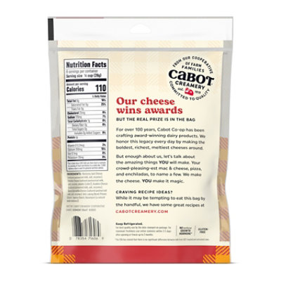 Cabot 4 Cheese Fine Cut Mexican Shreds Cheese - 8 Oz - Image 3