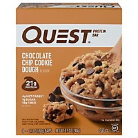 Quest Chocolate Chip Cookie Dough Protein Bar - 4-2.12 Oz - Image 3