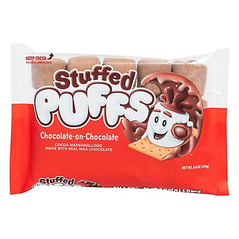 Stuffed Puffs Double Chocolate - 8.6 Oz