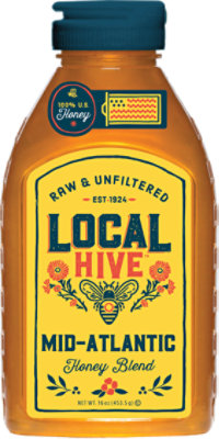 Local Hive Honey Raw & Unfiltered Mid Atlantic - 16 Oz - Image 2