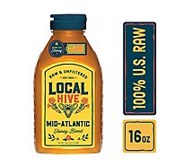 Local Hive Honey Raw & Unfiltered Mid Atlantic - 16 Oz