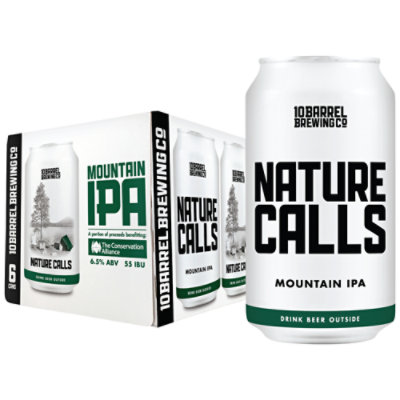 10 Barrel Brewing Co. Nature Calls Mountain Ipa In Cans - 6-12 Fl. Oz.