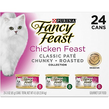 Fancy Feast Cat Food Wet Roasted Chicken Feast - 24-3 Oz - Image 2
