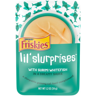 Friskies Lil Slurprises Whitefish Wet Cat Food 1.2 Oz safeway