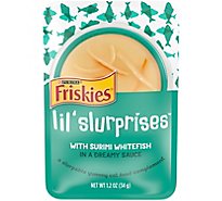 Friskies Cat Food Wet Lil Slurprises Whitefish - 1.2 Oz