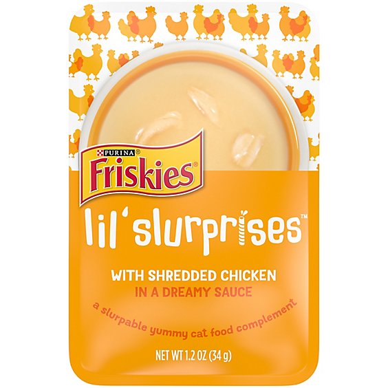 Friskies Lil Slurprises Chicken Wet Cat Food - 1.2 Oz