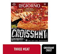DiGiorno Easy Dinner Three Meat Frozen Pizza on a Croissant Crust - 26.4 Oz