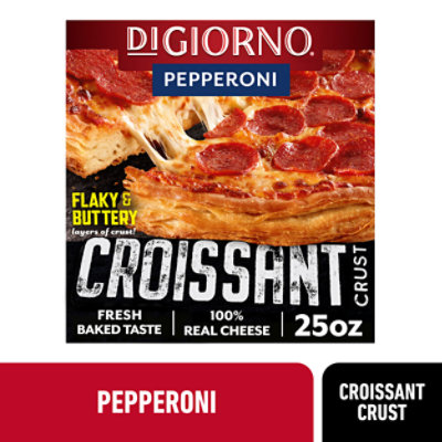 DiGiorno Pepperoni Croissant Crust Frozen Pizza - 25 Oz - Image 1