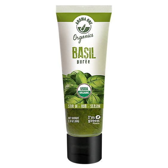 Aroma One Organics Basil Puree - 2.8 Oz