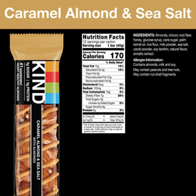 Kind Bar Caramel Almond & Sea Salt - 12-1.4 Oz - Image 2