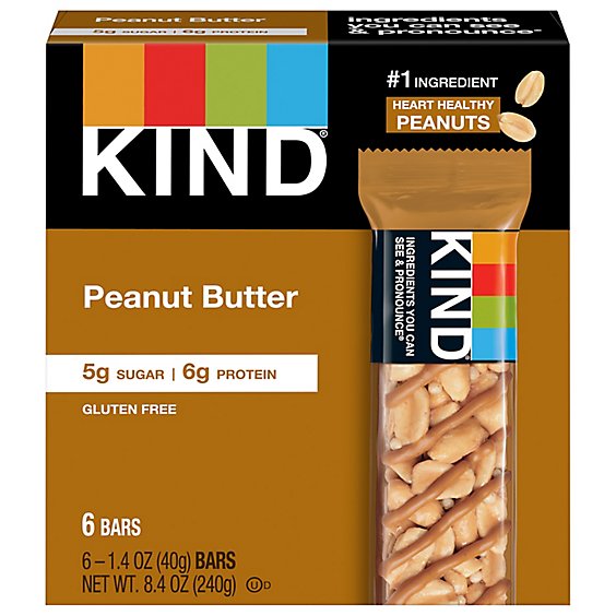 Kind Bar Peanut Butter - 6-1.4 Oz