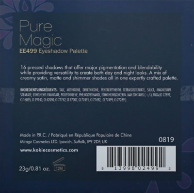 Kokie Eyeshadow Plt Pure Magic - 0.84 Oz - Image 5