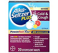 Alka Seltzer Plus Cold Cough - 20 Count