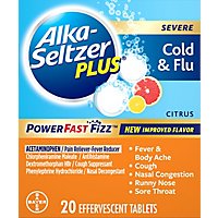Alka-Seltzer Plus Severe Cold Flu Tablets - 20 Count - Image 2