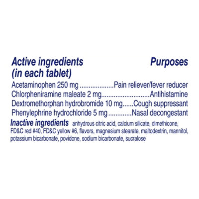 Alka-Seltzer Plus Severe Cold Flu Tablets - 20 Count - Image 4