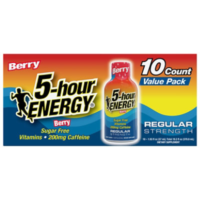 5-hour ENERGY Berry Regular Strength Shot - 10-1.93 Fl. Oz. - Image 3