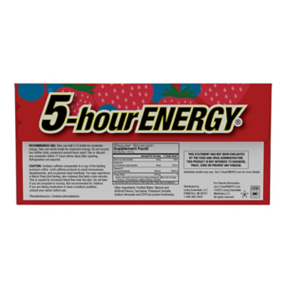 5-hour ENERGY Berry Regular Strength Shot - 10-1.93 Fl. Oz. - Image 5