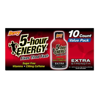 5-hour ENERGY Berry Extra Strength Shot - 10-1.93 Fl. Oz. - Image 1