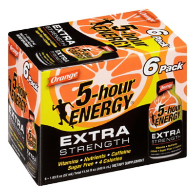 5-hour ENERGY Orange Extra Strength Shot - 6-1.93 Fl. Oz.