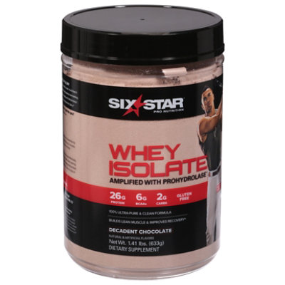 Six Star Decadent Chocolate Powder Whey Isolate - 1.39 Lb - Image 3
