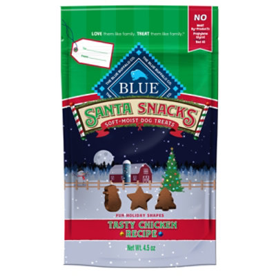 Blue Santa Snacks Soft-Moist Treats - 4.5 Oz - Image 1