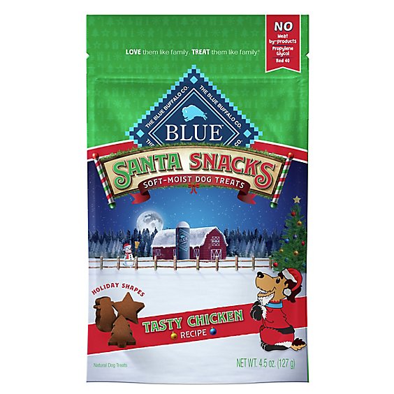Blue Santa Snacks Soft-Moist Treats - 4.5 Oz