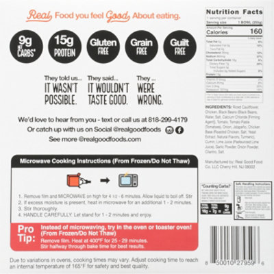 Realgood Chicken Burrito Bowl - 9 Oz - Image 5