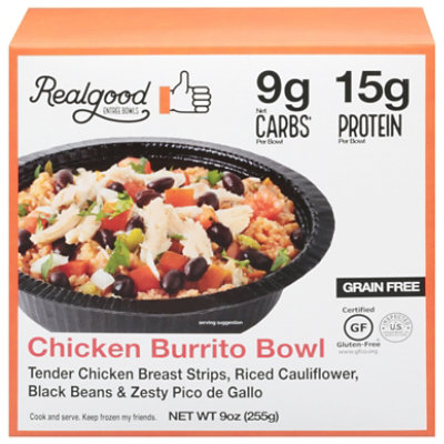 Realgood Chicken Burrito Bowl - 9 Oz - Image 1