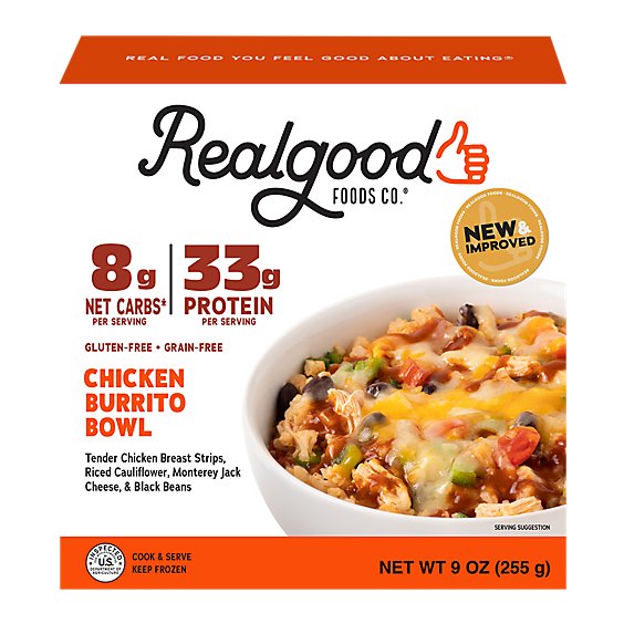 Realgood Chicken Burrito Bowl - 9 Oz