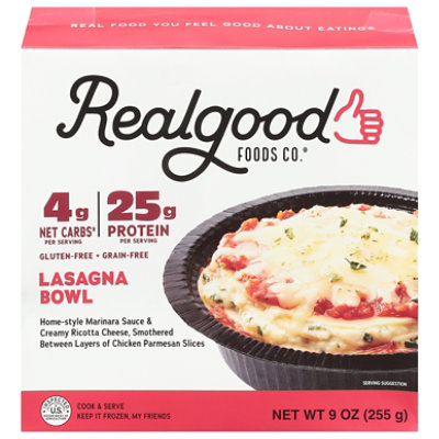 Realgood Chicken Lasagna Bowl - 9 Oz