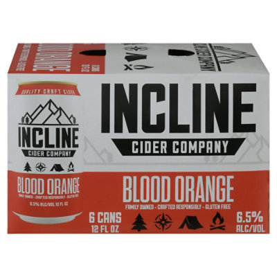 Incline Blood Orange Cider 6-12 Oz In Cans - 6-12 Fl. Oz. - Image 2