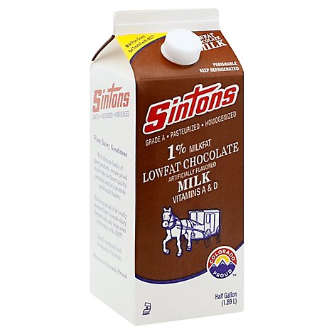 Sintons Milk Chocolate 1% Lf - Half Gallon