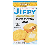 Jiffy Honey Corn Muffin Mix Bakes Into A Sweet Golden Muffin Or Cornbread - 8.5 Oz