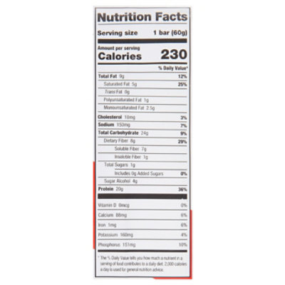 One Peanut Butter Cup Protein Bar - 2.12 Oz - Image 4