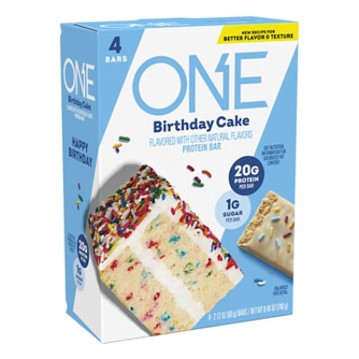 One Birthday Cake Protein Bar - 4-2.12 Oz - Image 1