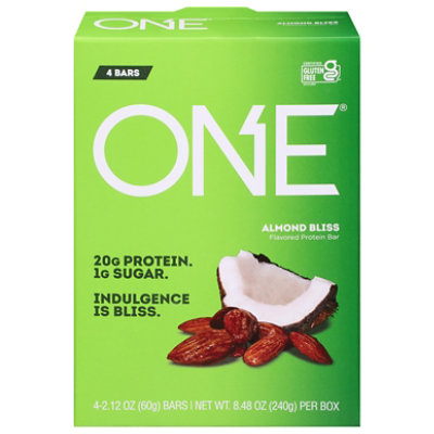 One Almond Bliss Protein Bar - 4-2.12 Oz