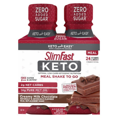 SlimFast Keto Ready To Drink Shake Chocolate - 4-11 Fl. Oz. - Image 3