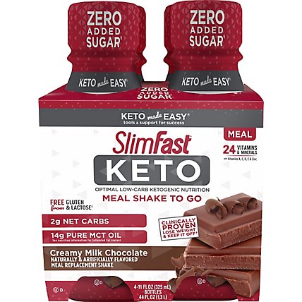 Slimfast Keto Rtd Shake Chocolate - 4-11 Fl. Oz. - Image 2